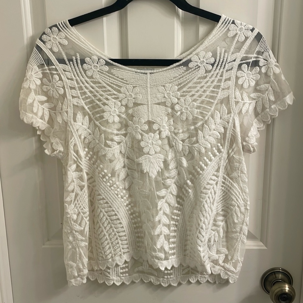 Express short sleeve shirt, size small